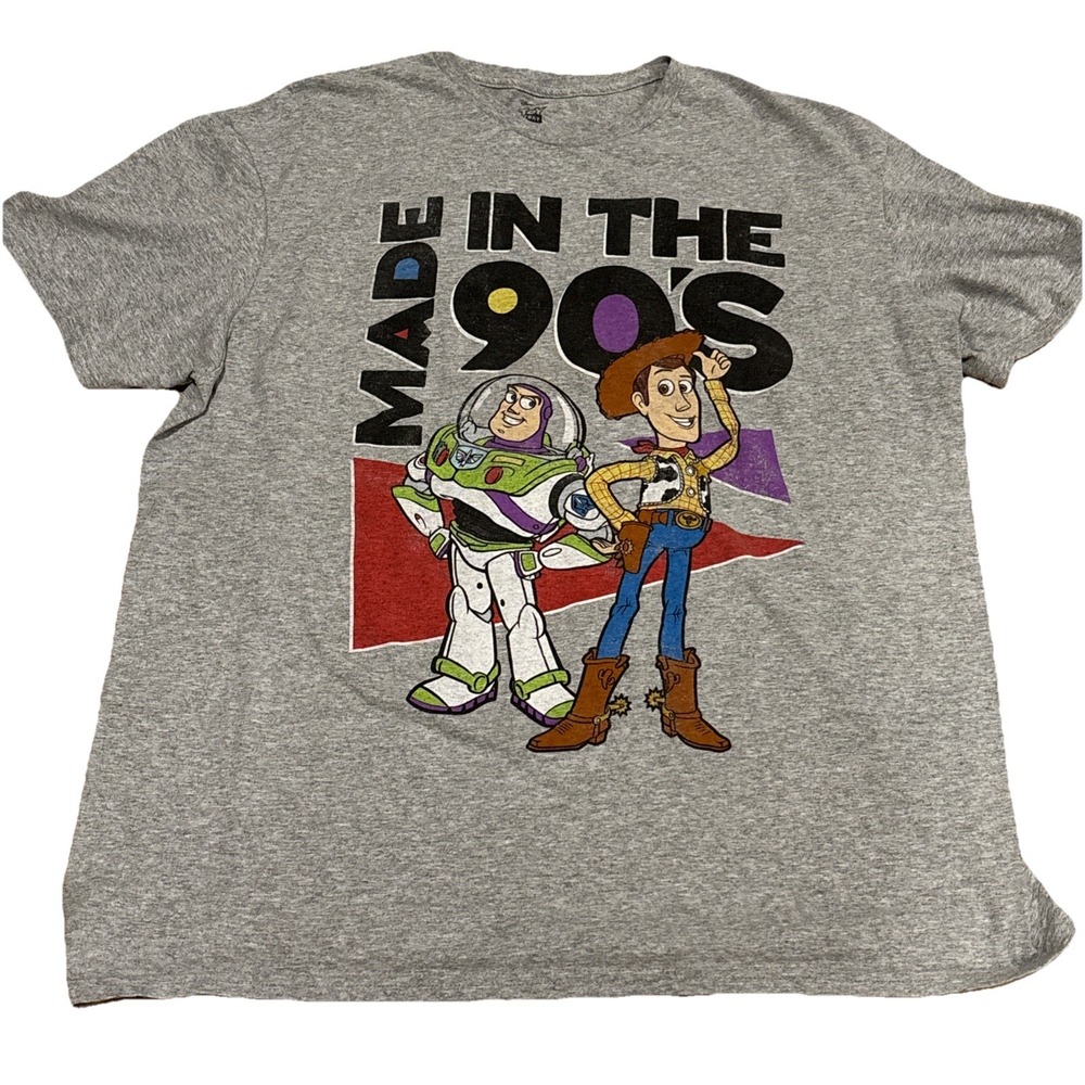 Disney Toy Story Made In The 90s retro style Graphic T Shirt Woody Buzz  XL
